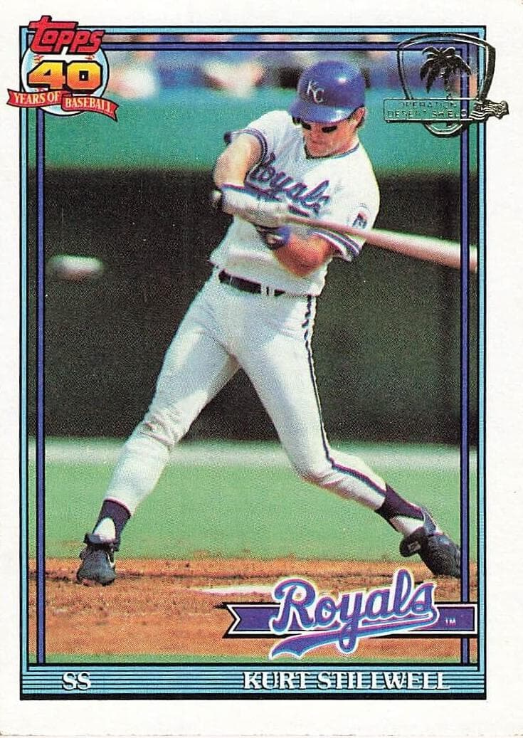 Kurt Stillwell 1991 topps O-Pee-Chee