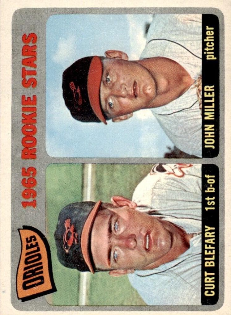 Orioles 1965 Rookie Stars (Curt Blefary / John Miller) #49
