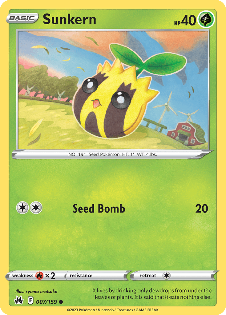 Sunkern 2001 Pokemon