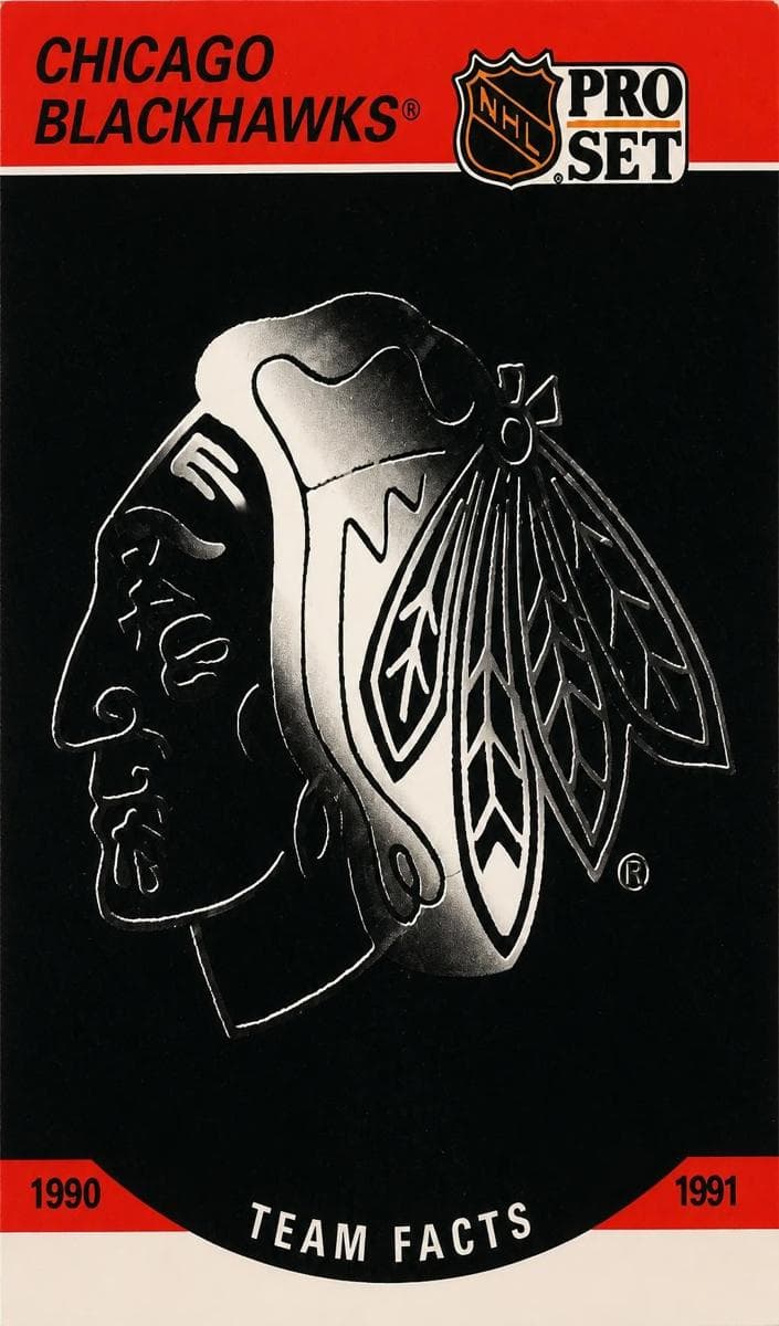 Chicago Blackhawks Logo 1990 unknown Pro Set