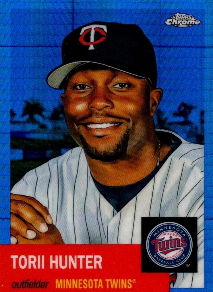 Torii Hunter 2022 topps Topps Chrome Platinum Anniversary