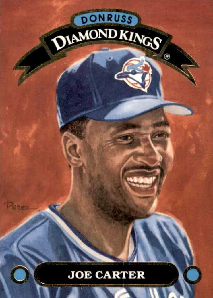 Joe Carter 1992 panini Donruss
