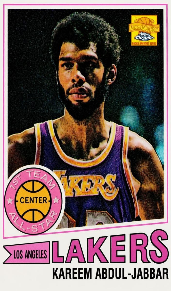 Kareem Abdul-Jabbar 2001 topps Topps Chrome