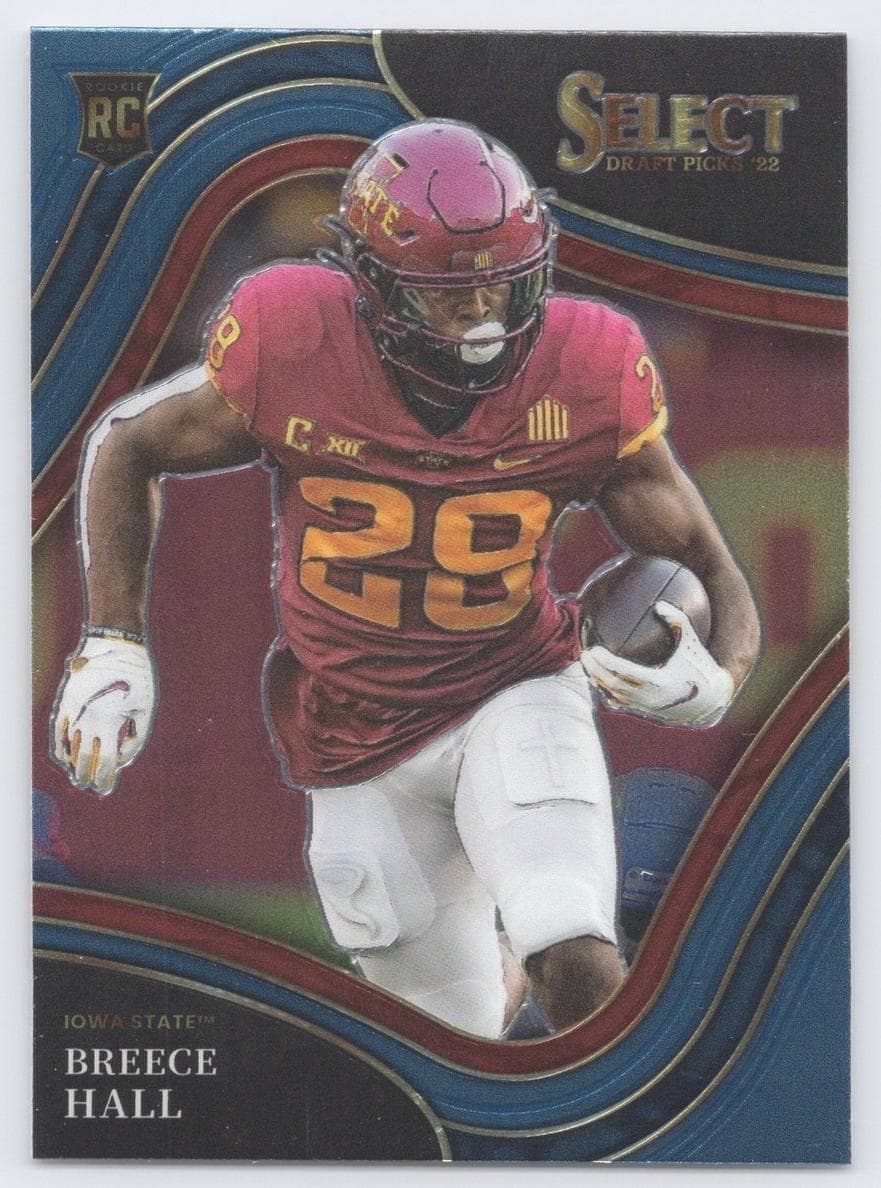 Breece Hall 2022 panini Panini Select Draft Picks