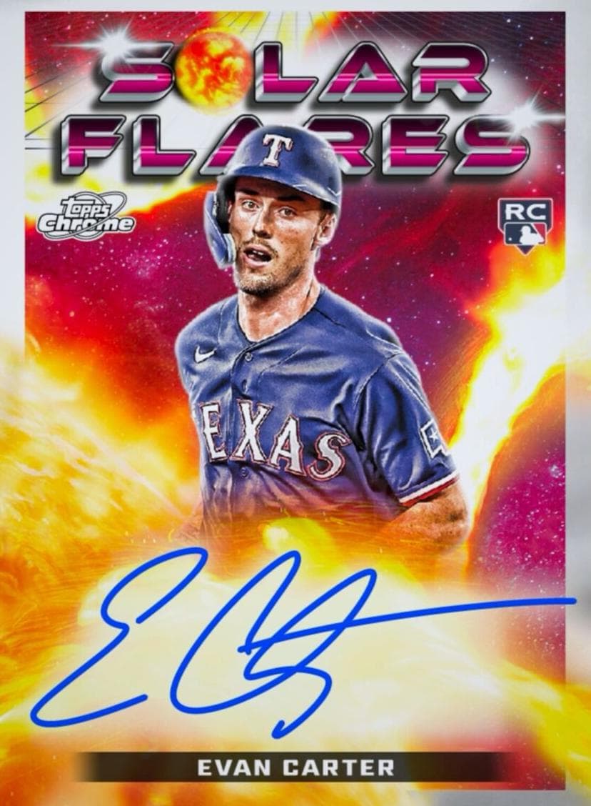 Evan Carter 2024 topps Topps Cosmic Chrome