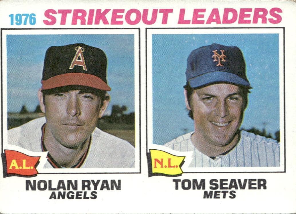 1976 Strikeout Leaders (Nolan Ryan / Tom Seaver) #6