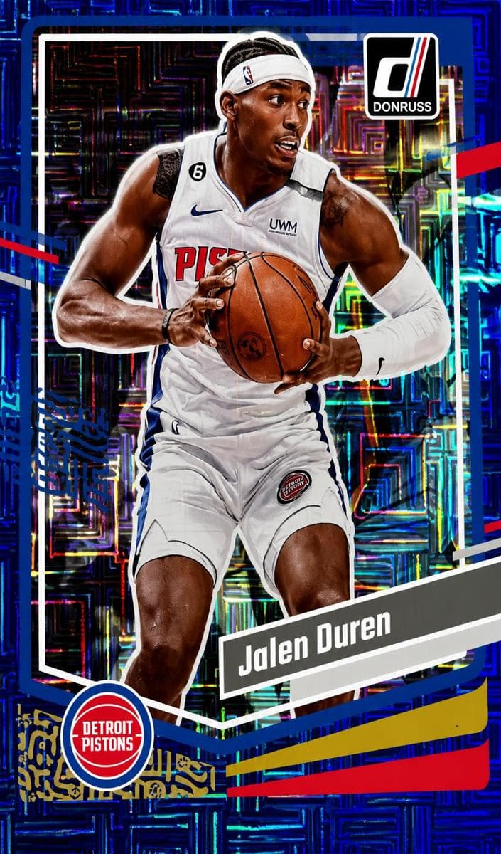 Jalen Duren 2023 panini Donruss