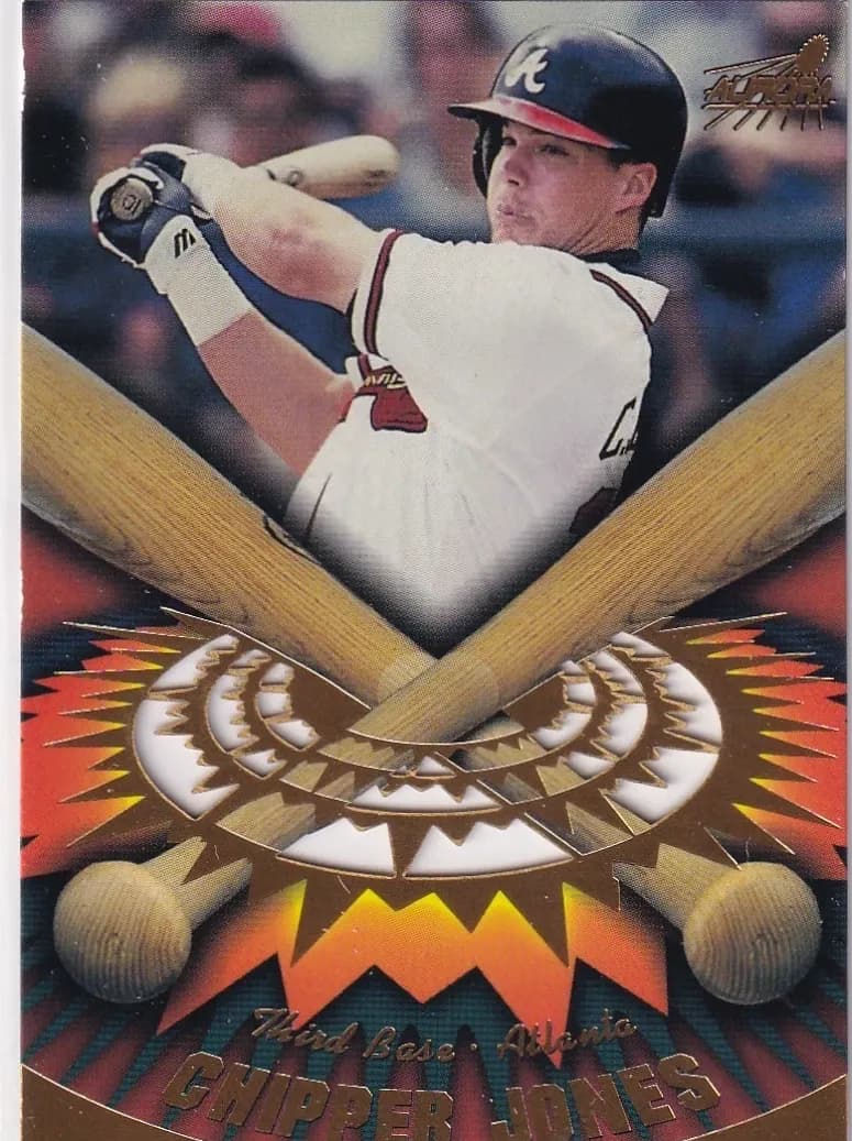 Chipper Jones 1998 unknown Pacific Aurora