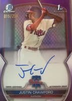 Justin Crawford trading card