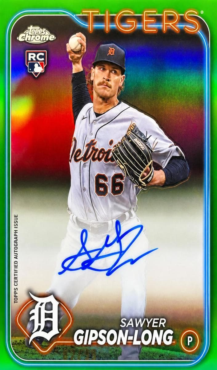 Sawyer Gipson-Long trading card