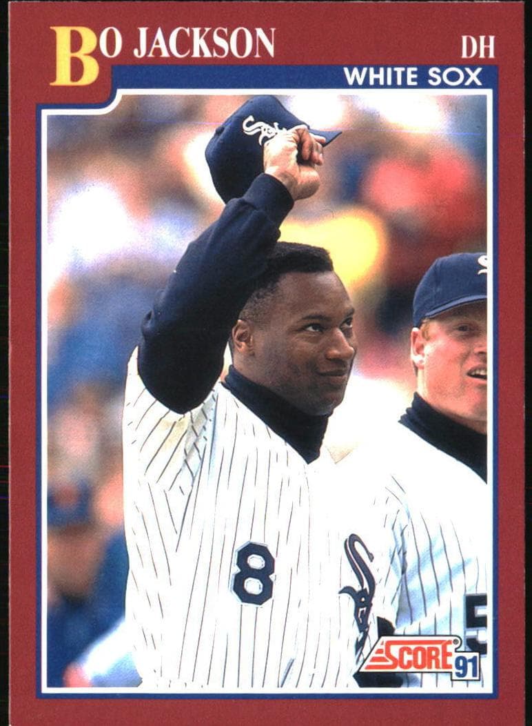 Bo Jackson 1991 panini Score Rookie & Traded