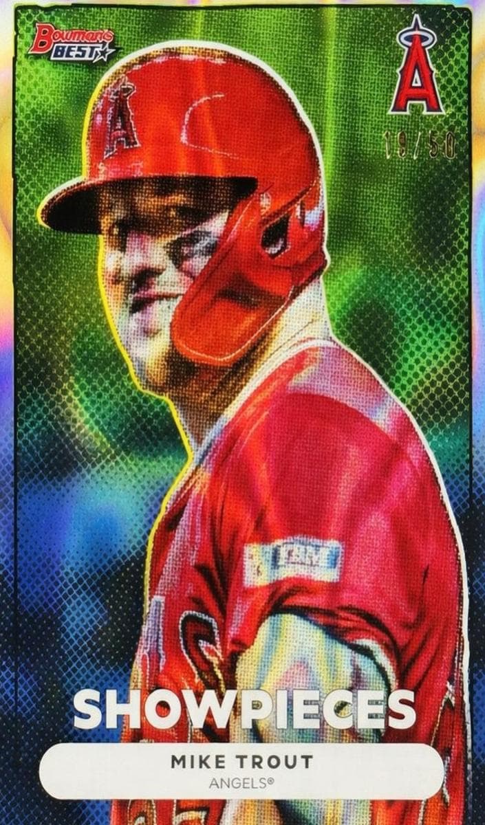Mike Trout 2025 bowman Bowman Best