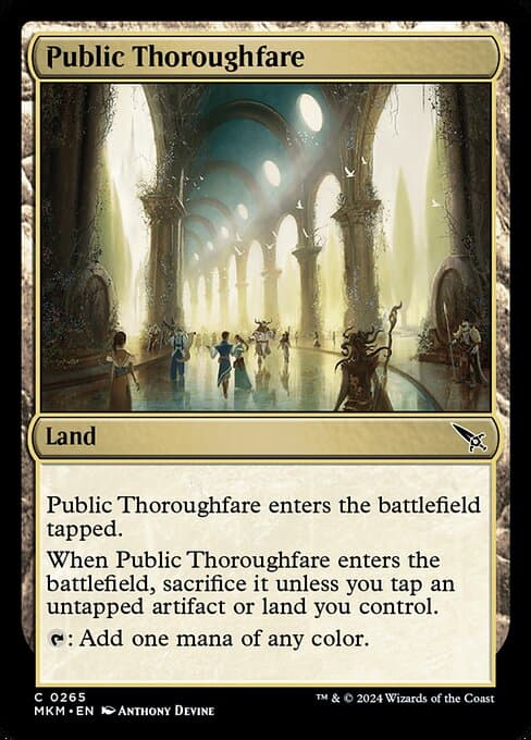 Public Thoroughfare 2024 Magic: The Gathering Murders at Karlov Manor