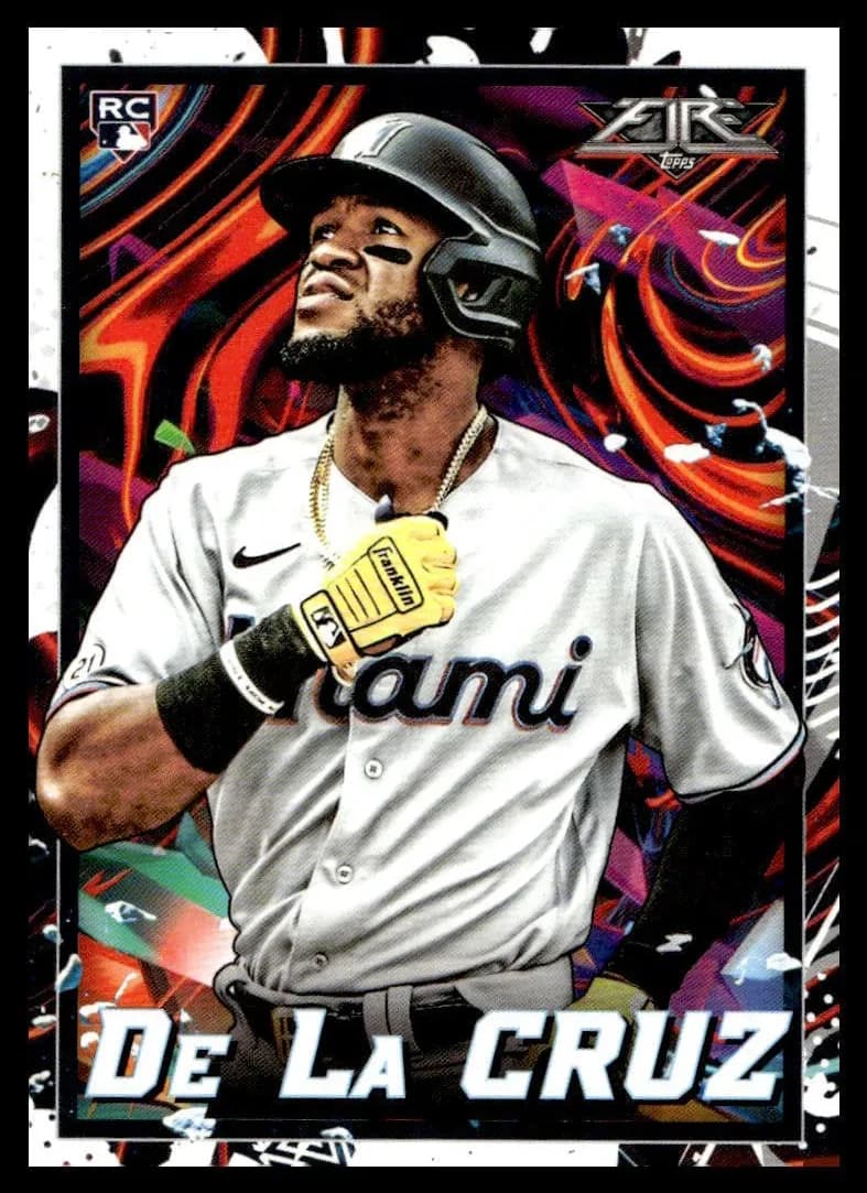 Bryan De La Cruz 2022 topps Topps Fire