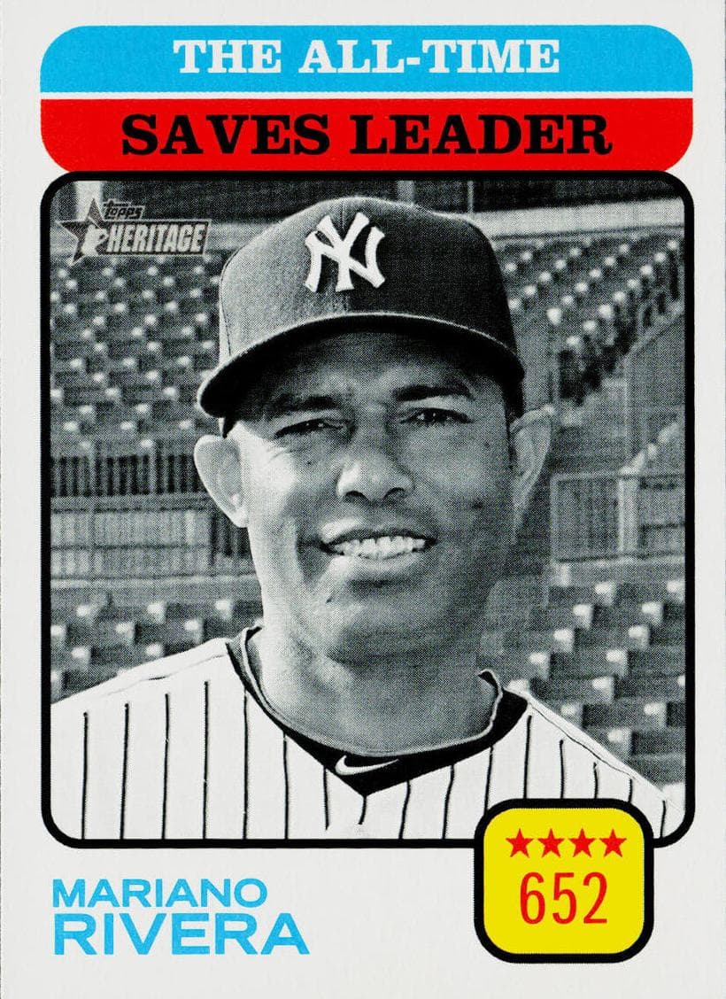 Mariano Rivera 2022 topps Topps Heritage
