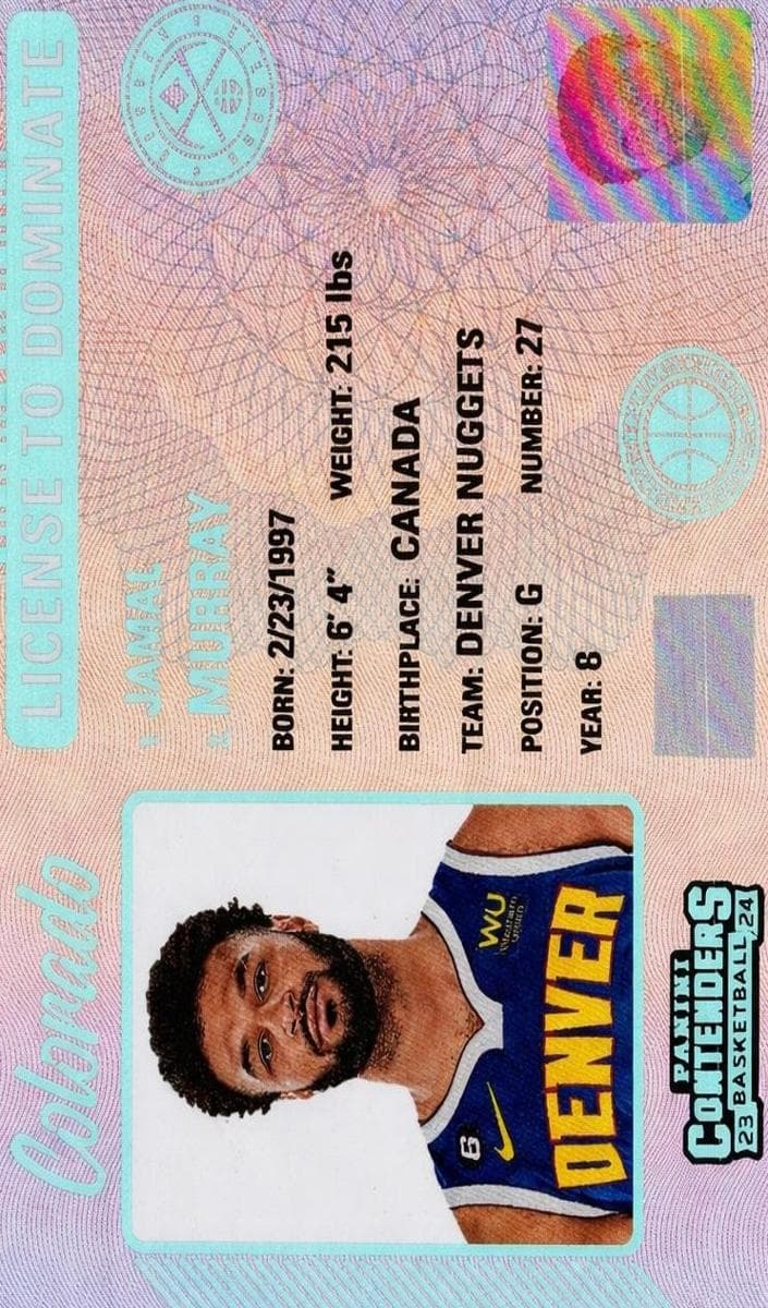 Jamal Murray 2023 panini Panini Contenders
