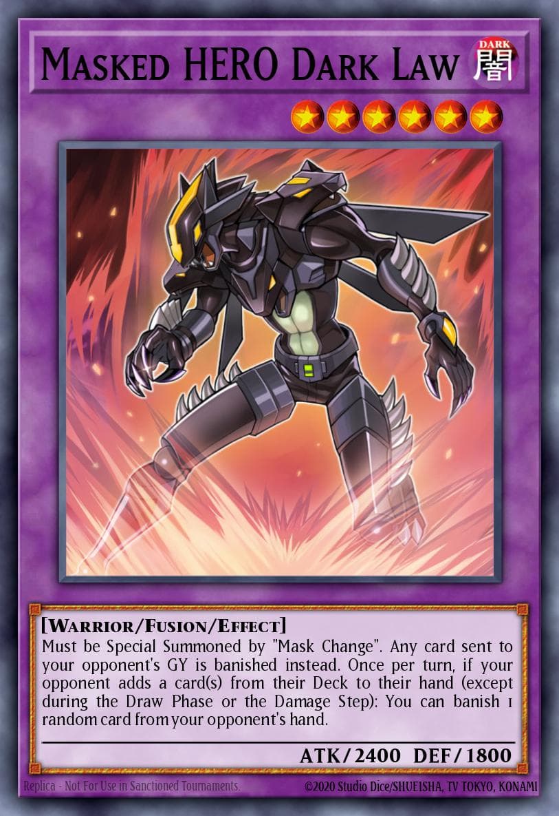 Masked HERO Dark Law #OP01-EN003