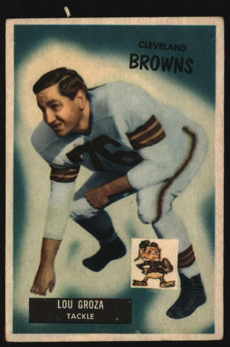 Lou Groza 1955 bowman Bowman