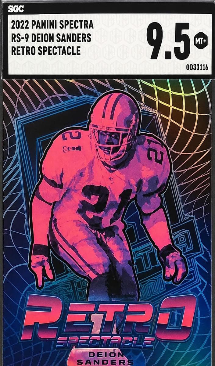Deion Sanders 2022 panini Panini Spectra