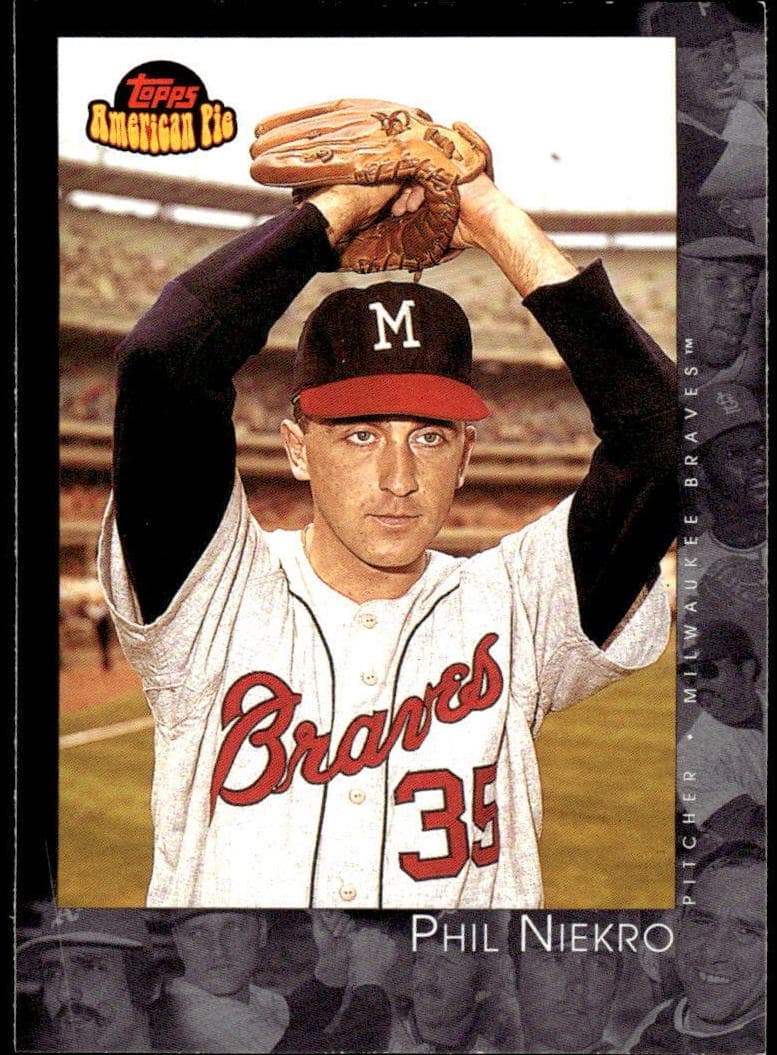 Phil Niekro 2001 topps Topps American Pie