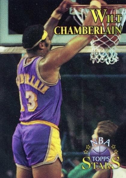 Wilt Chamberlain 1996 topps