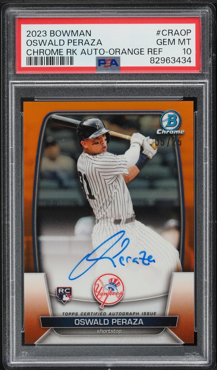 Oswald Peraza 2023 bowman Bowman