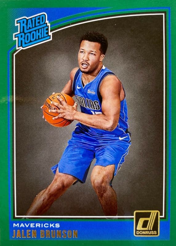 Jalen Brunson 2018 panini Donruss Optic