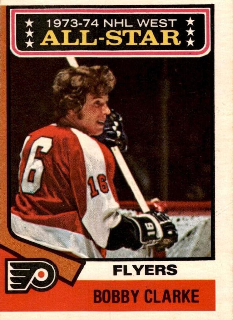 Bobby Clarke 1974 topps O-Pee-Chee