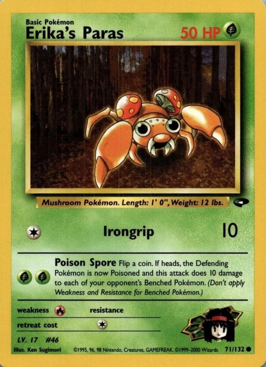 Erika's Paras trading card