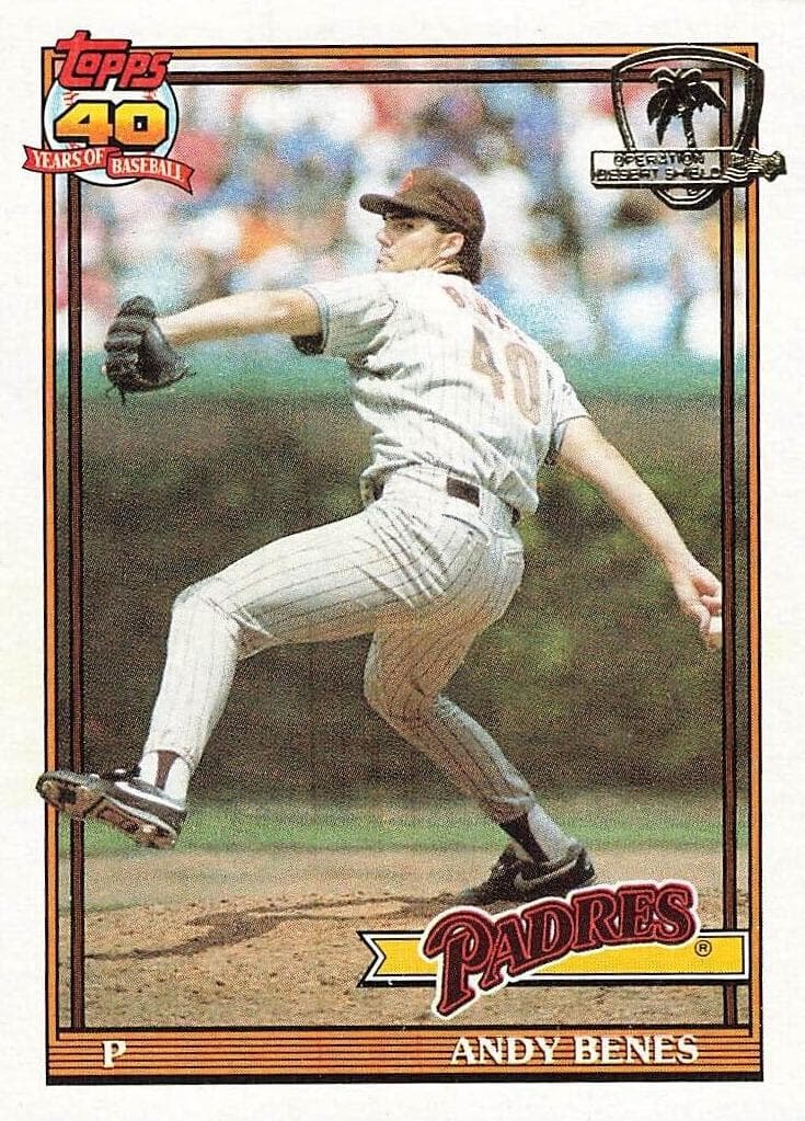 Andy Benes 1991 topps Topps