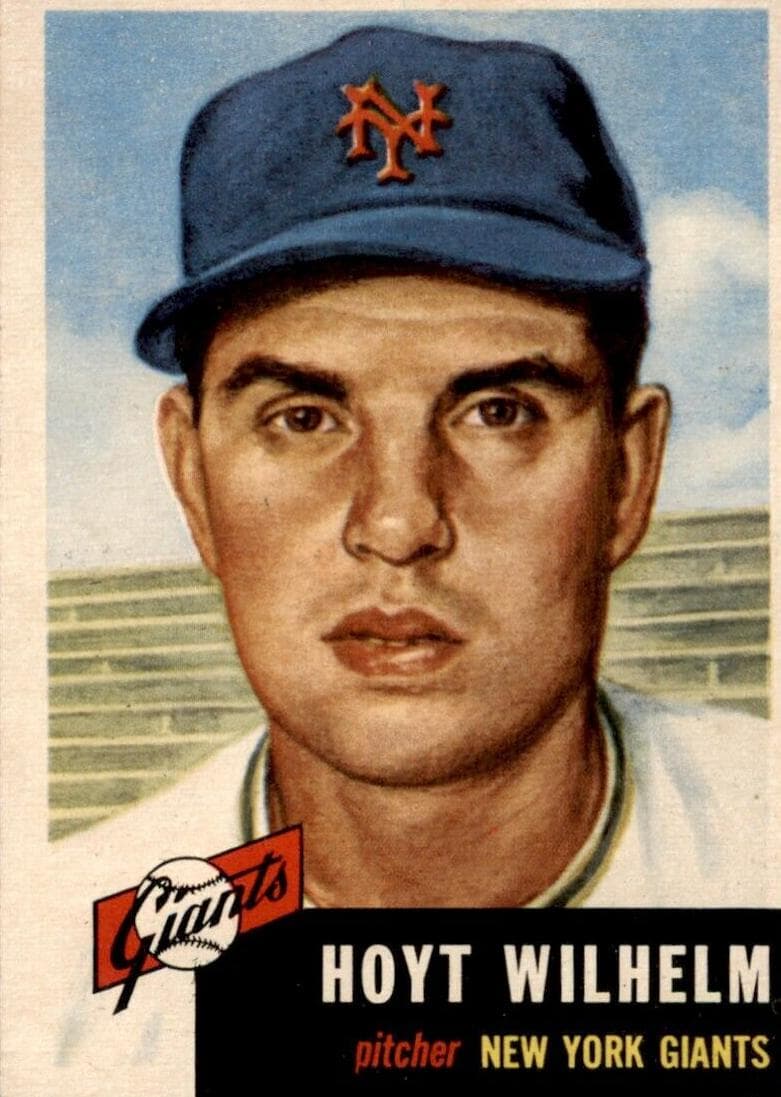 Hoyt Wilhelm 1953 topps Topps