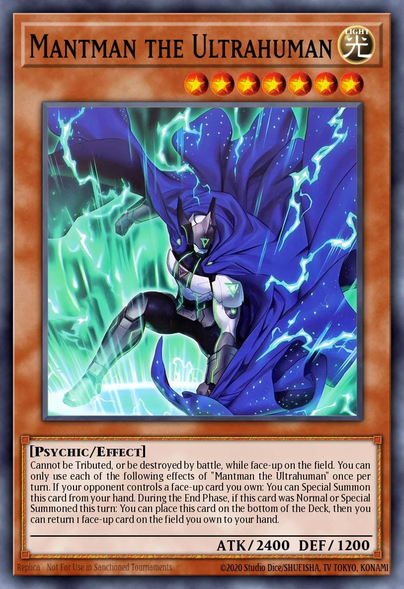 Mantman the Ultrahuman 2024 Yu-Gi-Oh!