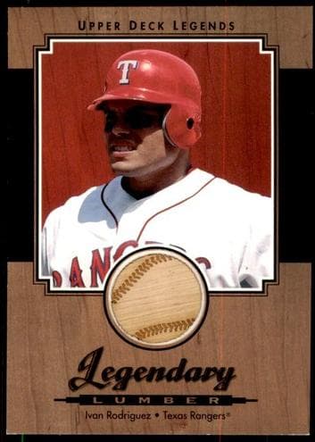 Ivan Rodriguez 2001 upper-deck Legends Legendary Lumber