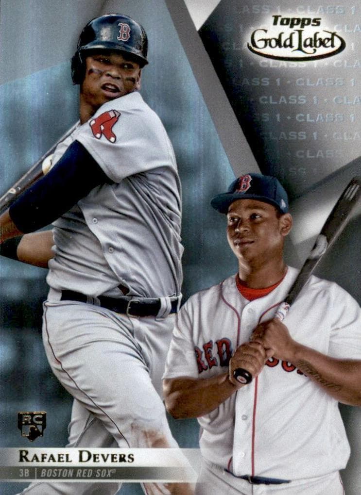 Rafael Devers 2018 topps Topps Gold Label