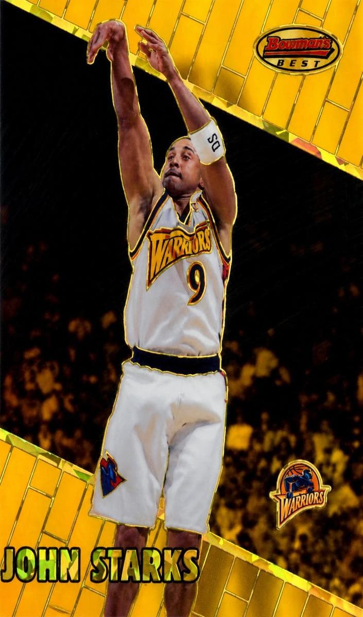 John Starks 1999 bowman Bowman's Best