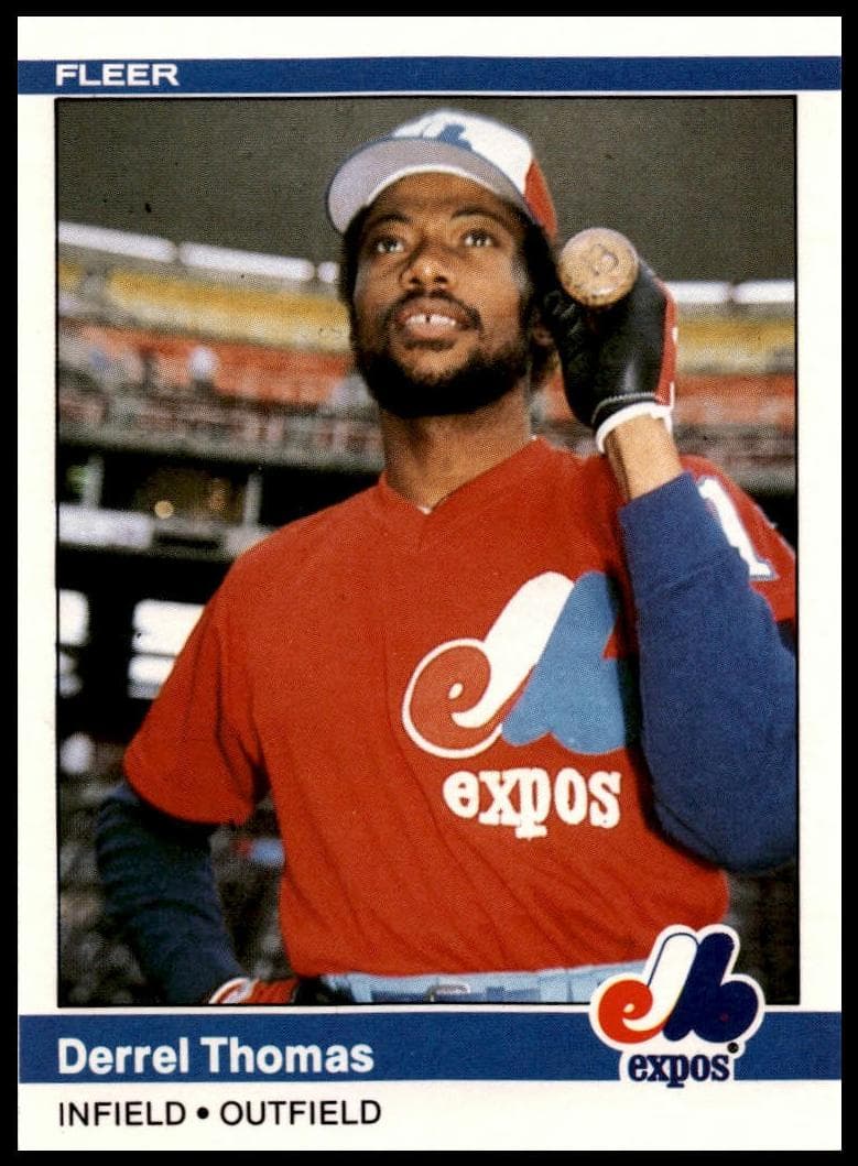 Derrel Thomas 1984 fleer