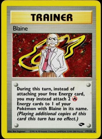 Blaine trading card