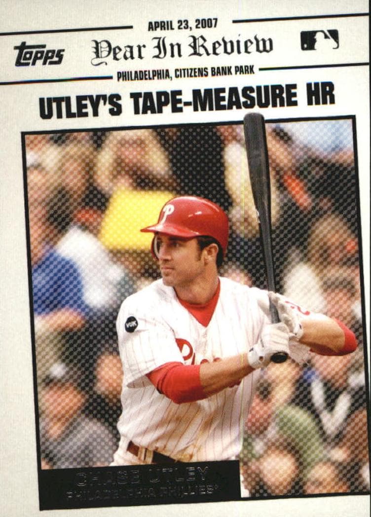 Chase Utley 2008 topps Topps