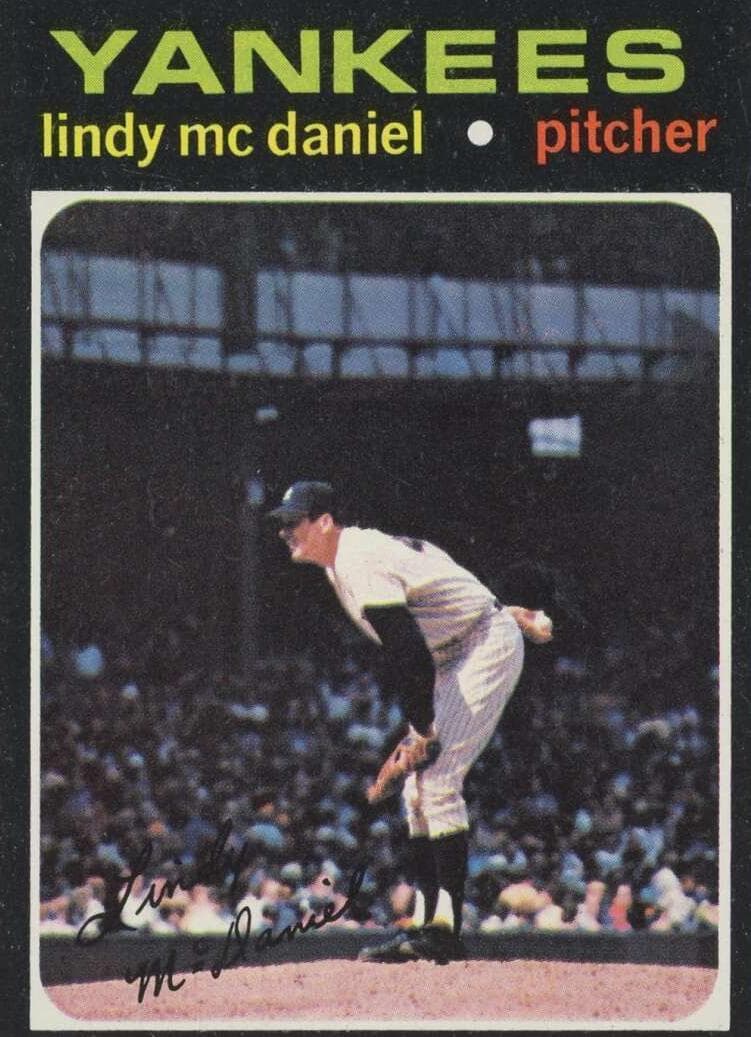 Lindy McDaniel 1971 topps Topps
