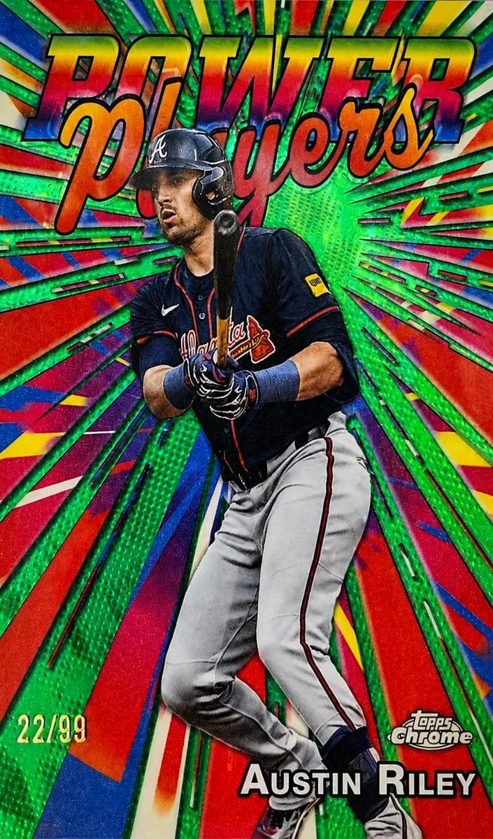Austin Riley 2025 topps Topps Chrome Update