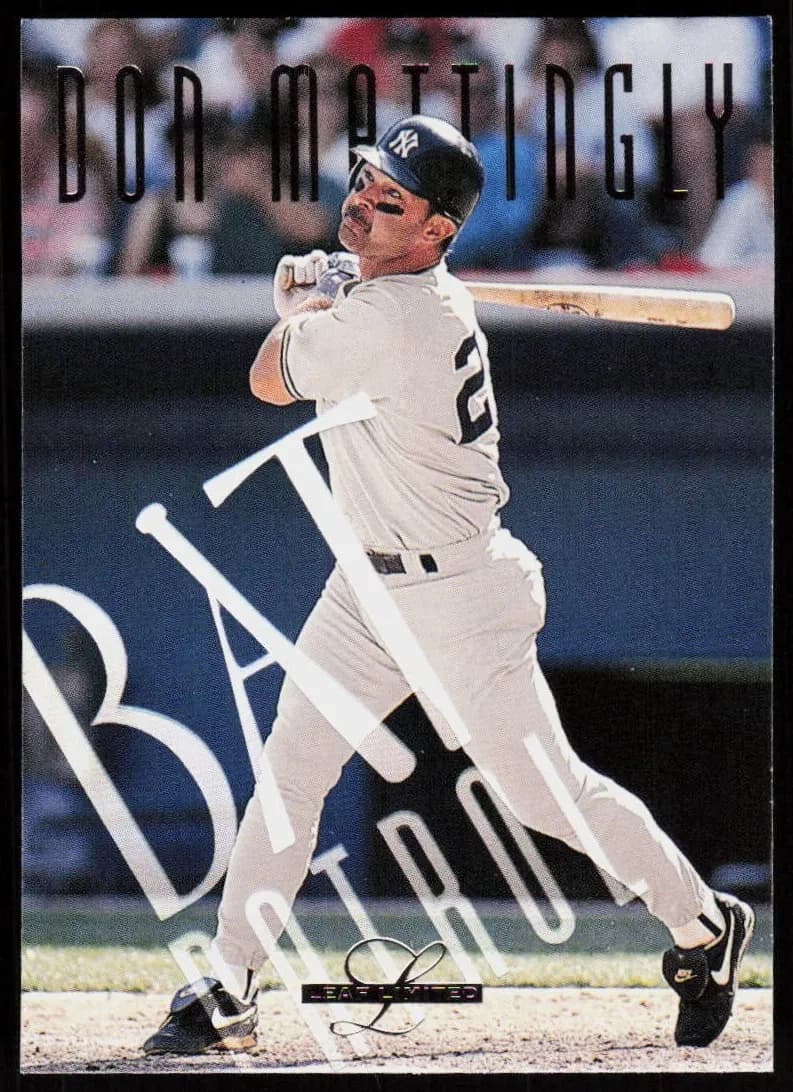 Don Mattingly 1995 leaf Leaf Limited
