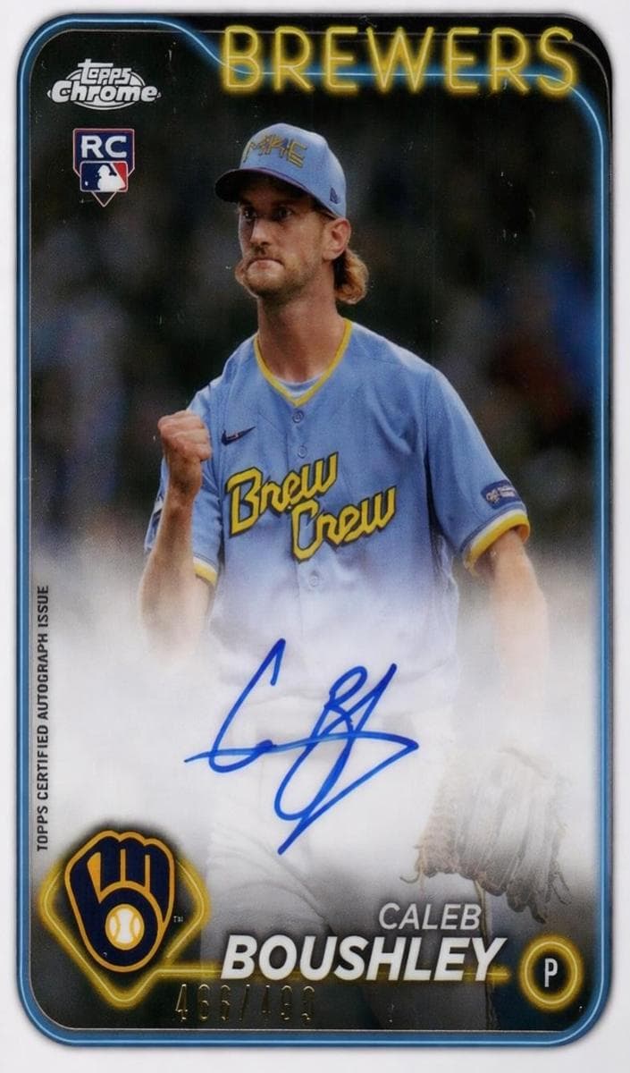 Caleb Boushley 2024 topps Topps Chrome