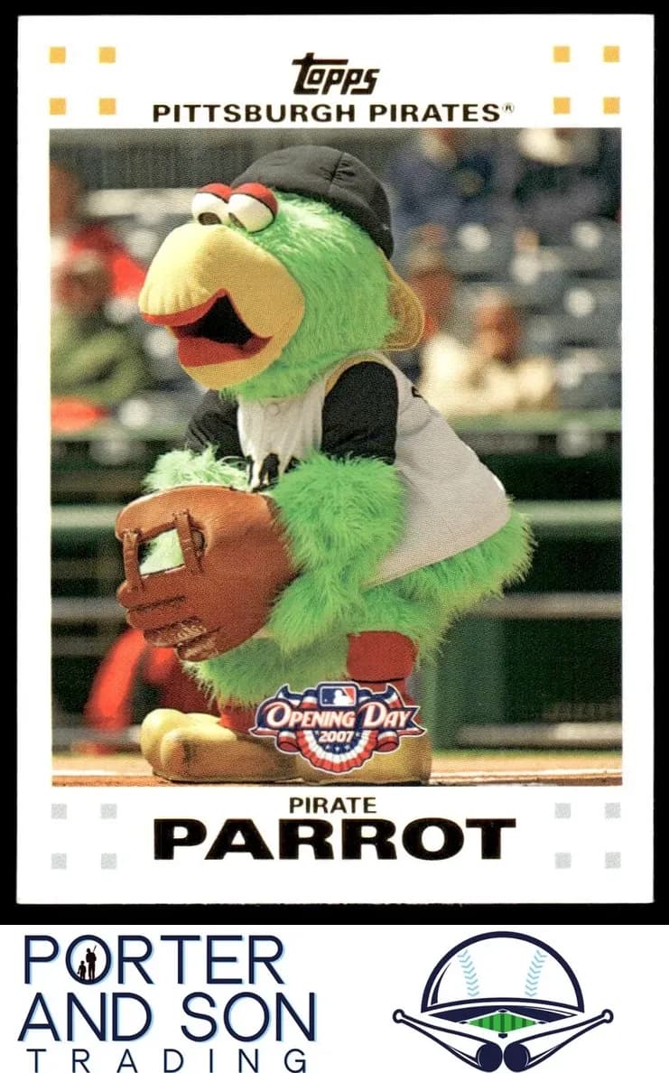 Pirate Parrot 2007 topps Opening Day