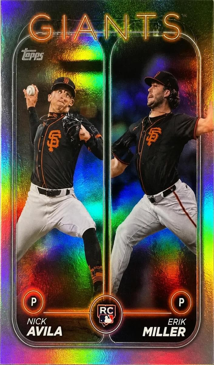 Erik Miller / Nick Avila 2024 topps Topps Update