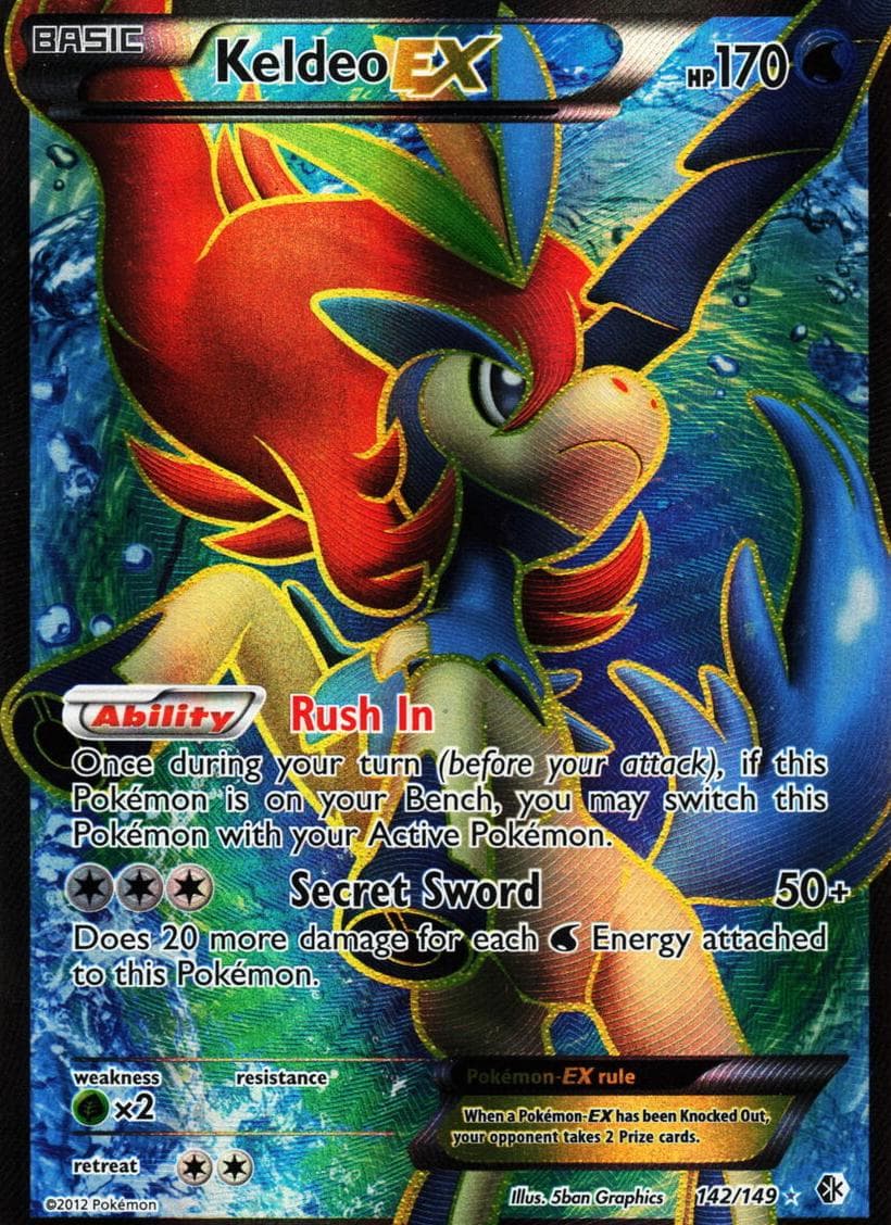 Keldeo-EX #142