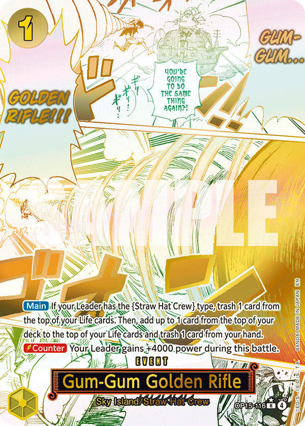 Gum-Gum Golden Rifle 2026 One Piece