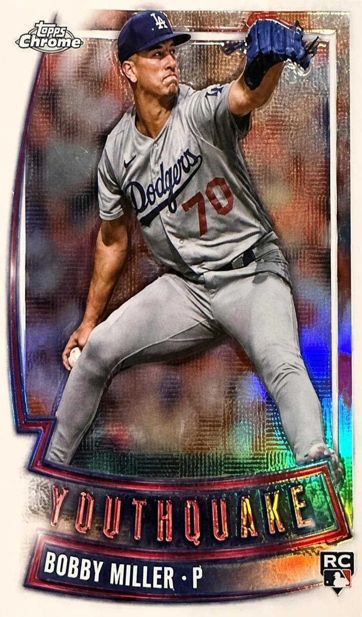 Bobby Miller 2023 topps Topps Chrome Update