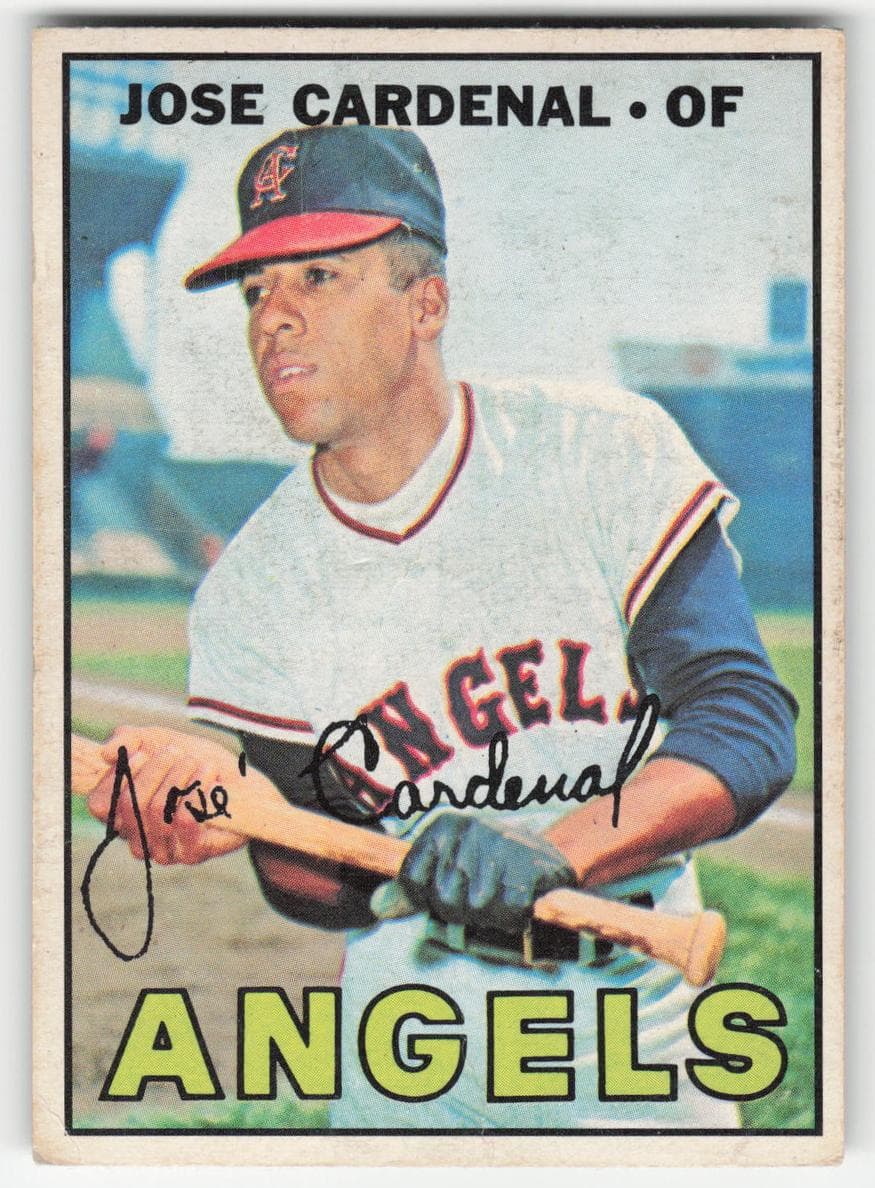 Jose Cardenal 1967 topps O-Pee-Chee
