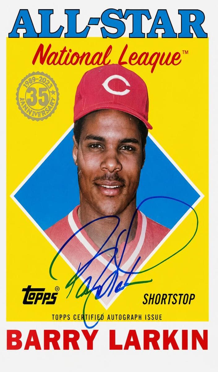Barry Larkin 2023 topps Topps