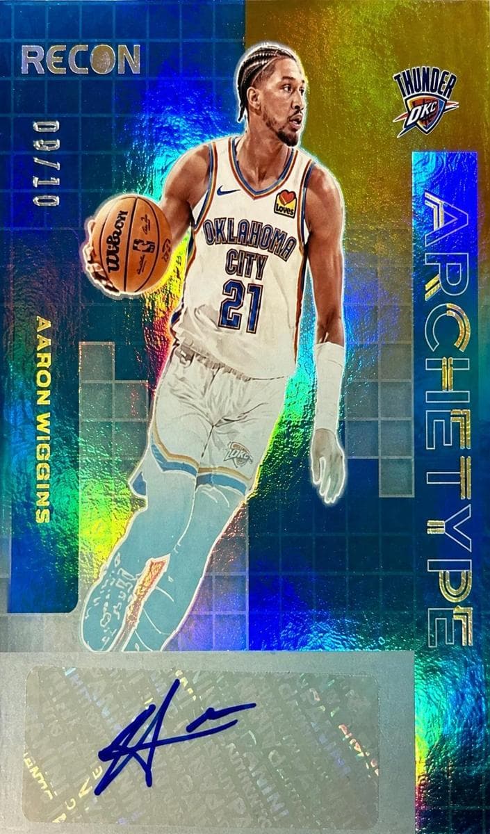 Aaron Wiggins 2023 panini Recon